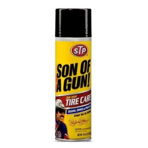 اسپری تمیزکننده و براق کننده لاستیک STP مدل Son of a Gun حجم 595 میلی لیتر